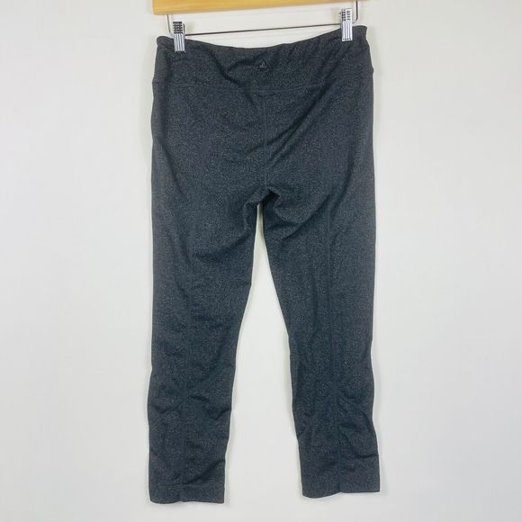 Prana Heather Grey‎ Calf Compression Cropped Pull On Leggings Womens Medium - Picture 5 of 8